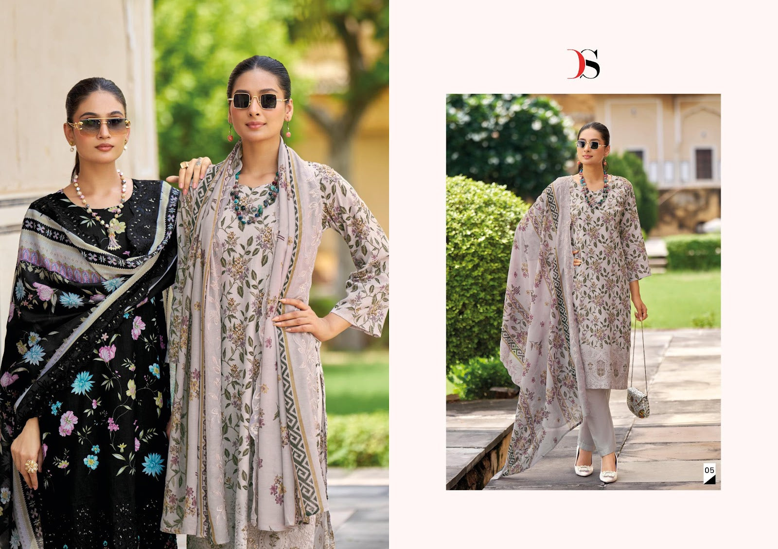 Bin Saeed Mini 2 Lawn Collection Deepsy Cotton Karachi Salwar Suits Exporter