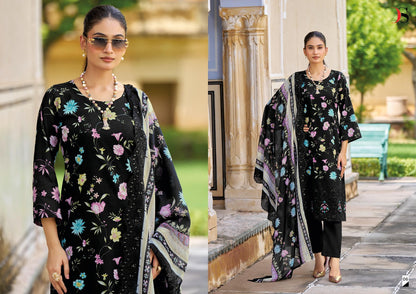 Bin Saeed Mini 2 Lawn Collection Deepsy Cotton Karachi Salwar Suits Exporter