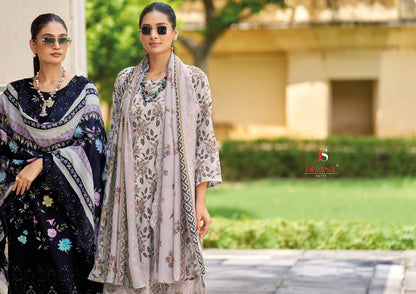 Bin Saeed Mini 2 Lawn Collection Deepsy Cotton Karachi Salwar Suits Exporter