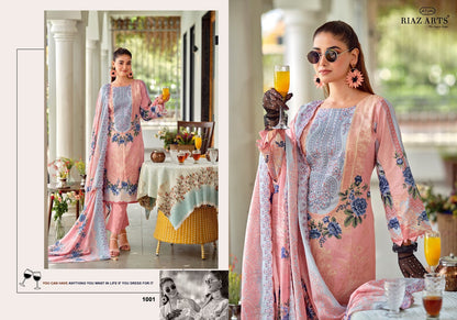 Bin Saeed Premium Riaz Art Lawn Cotton Karachi Salwar Suits Manufacturer Ahmedabad