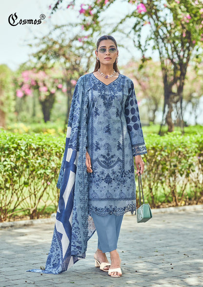 Bin Saeed Premium Vol 2 Cosmos Fashion Lawn Cotton Karachi Salwar Suits Manufacturer
