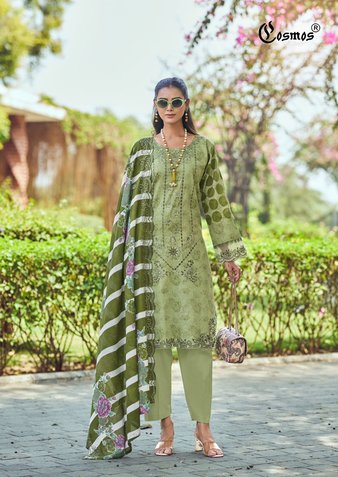 Bin Saeed Premium Vol 2 Cosmos Fashion Lawn Cotton Karachi Salwar Suits Manufacturer