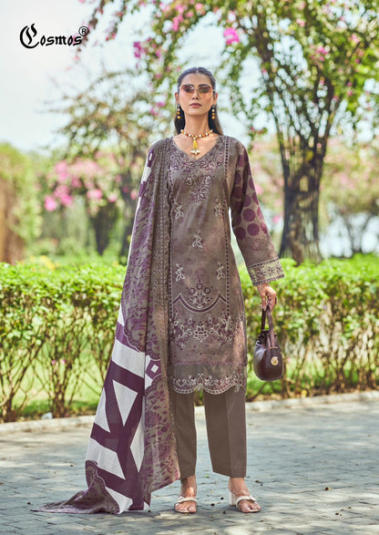 Bin Saeed Premium Vol 2 Cosmos Fashion Lawn Cotton Karachi Salwar Suits Manufacturer