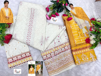 Bin Saeed Remix 1005 Shree Fabs Cotton Pakistani Salwar Suits Supplier Gujarat
