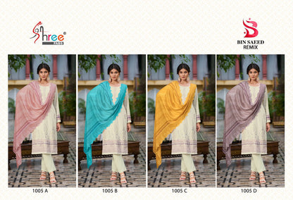 Bin Saeed Remix 1005 Shree Fabs Cotton Pakistani Salwar Suits Supplier Gujarat
