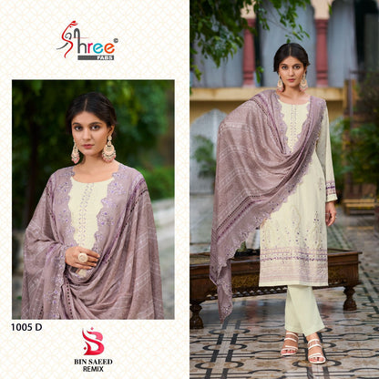 Bin Saeed Remix 1005 Shree Fabs Cotton Pakistani Salwar Suits Supplier Gujarat