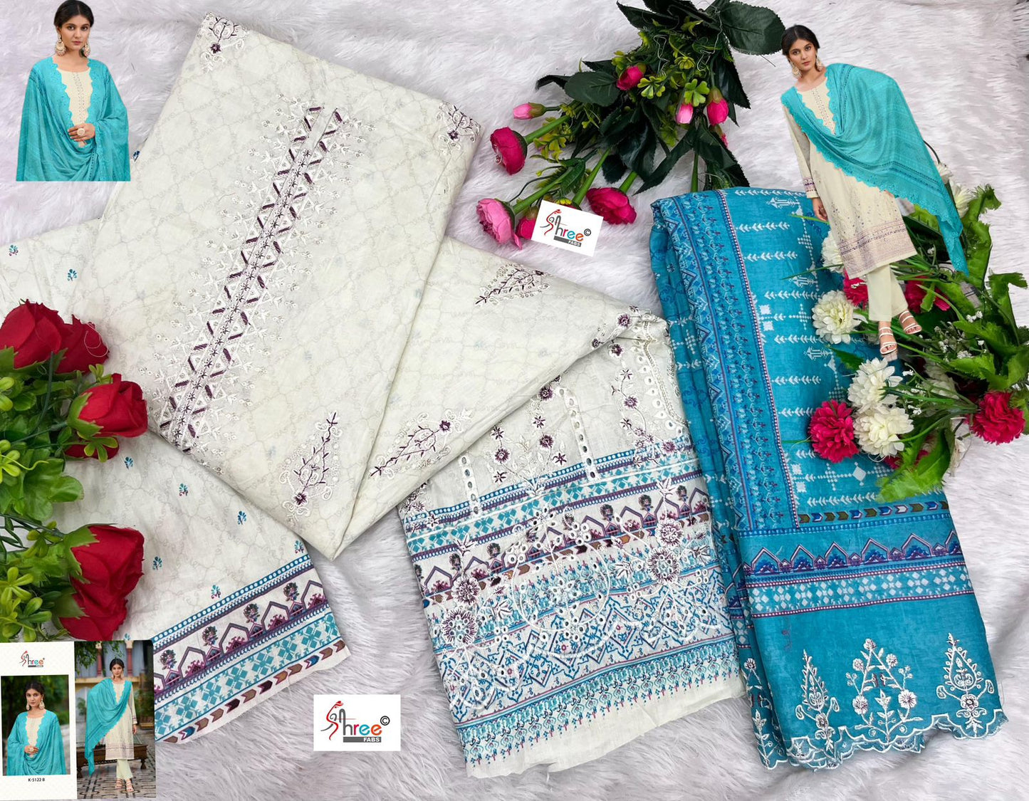 Bin Saeed Remix 1005 Shree Fabs Cotton Pakistani Salwar Suits Supplier Gujarat
