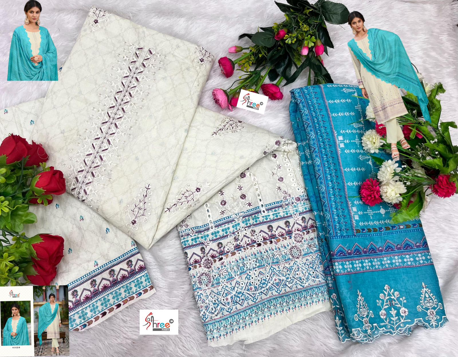 Bin Saeed Remix 1005 Shree Fabs Cotton Pakistani Salwar Suits Supplier Gujarat
