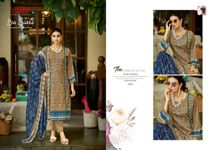 Bin Saeed Vinay Cambric Cotton Karachi Salwar Suits Supplier