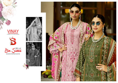 Bin Saeed Vinay Cambric Cotton Karachi Salwar Suits Supplier