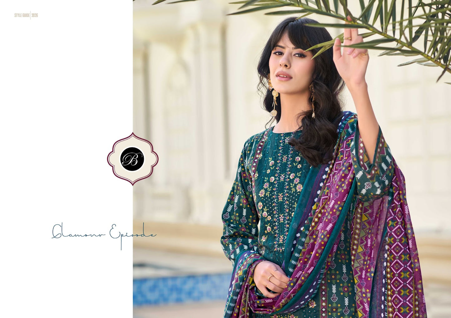 Bin Saeed Vol 10 Belliza Designer Studio Cotton Karachi Salwar Suits Supplier Ahmedabad