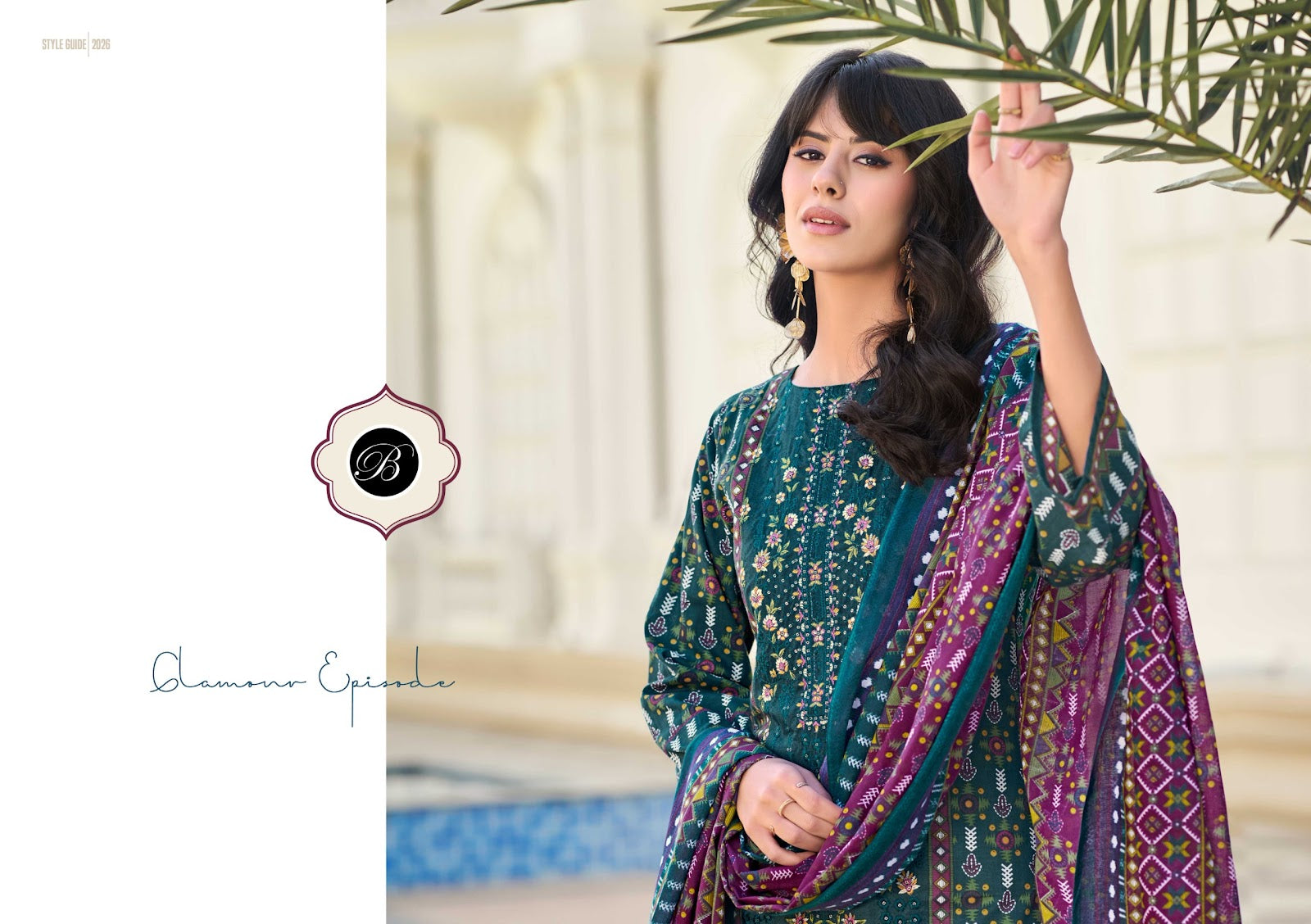 Bin Saeed Vol 10 Belliza Designer Studio Cotton Karachi Salwar Suits Supplier Ahmedabad