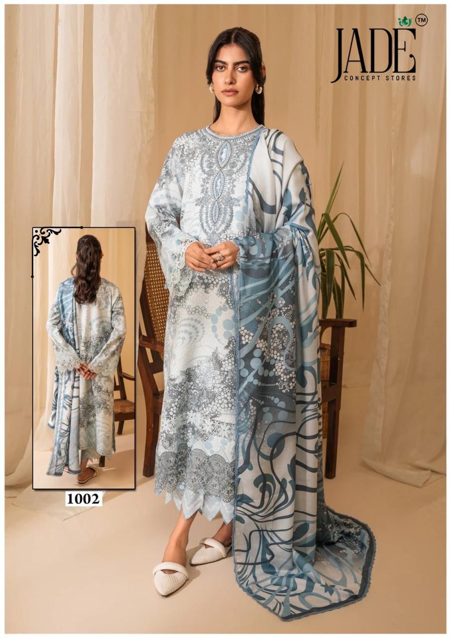 Bin Saeed Vol 10 Heavy Cotton Luxury Collection Jade Lawn Karachi Salwar Suits Wholesale Price