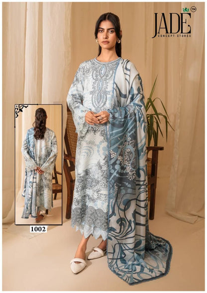 Bin Saeed Vol 10 Heavy Cotton Luxury Collection Jade Lawn Karachi Salwar Suits Wholesale Price