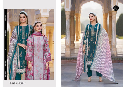 Bin Saeed Vol 11 Belliza Designer Studio Cotton Karachi Salwar Suits Supplier