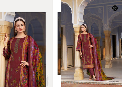 Bin Saeed Vol 11 Belliza Designer Studio Cotton Karachi Salwar Suits Supplier