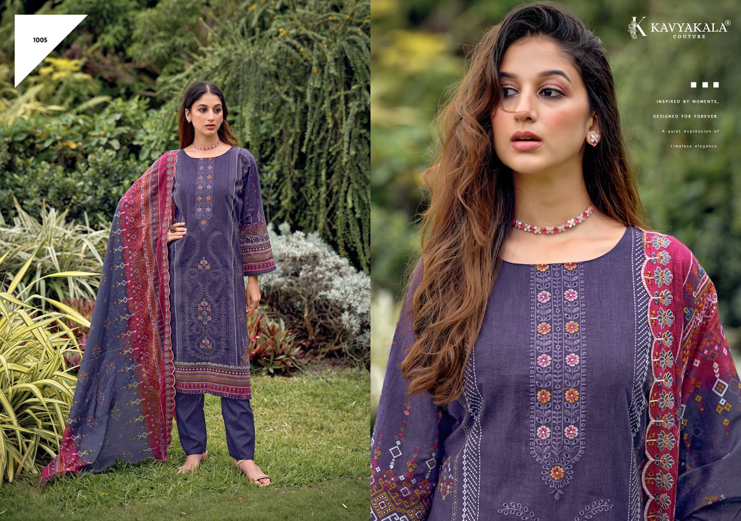 Bin Saeed Vol 12 Kavyakala Cambric Karachi Salwar Suits Exporter Gujarat
