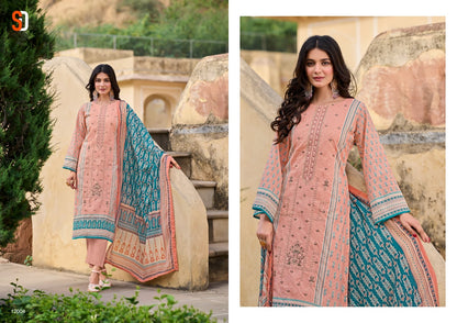 Bin Saeed Vol 12 Lawn Collection Shraddha Designer Cotton Karachi Salwar Suits Exporter