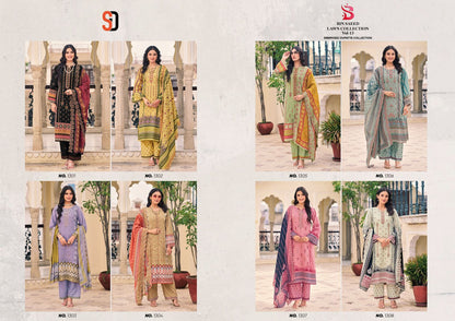 Bin Saeed Vol 13 Lawn Collection Eid Special Shraddha Designer Cotton Karachi Salwar Suits Supplier Gujarat