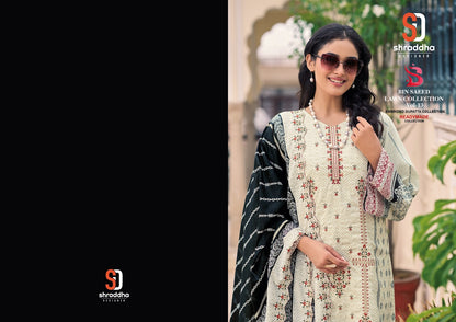 Bin Saeed Vol 13 Lawn Collection Shraddha Designer Cotton Karachi Readymade Suits Exporter