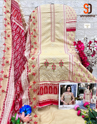 Bin Saeed Vol 14 Shraddha Designer Pure Cotton Pakistani Salwar Suits Supplier