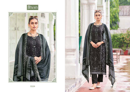 Bin Saeed Vol 15 Jihan Pure Lawn Pakistani Salwar Suits Wholesaler Gujarat