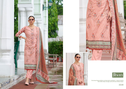Bin Saeed Vol 15 Jihan Pure Lawn Pakistani Salwar Suits Wholesaler Gujarat