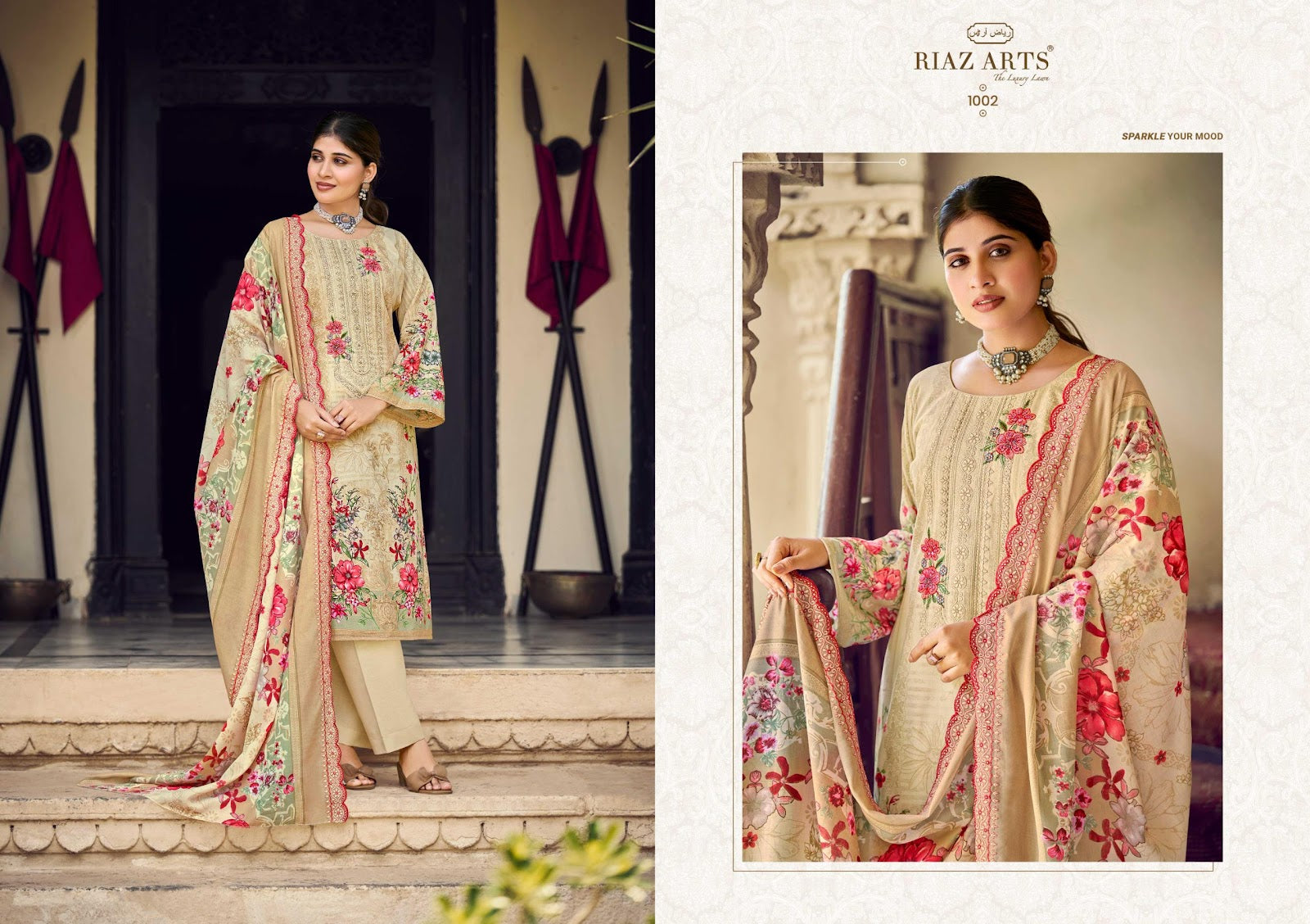 Bin Saeed Vol 15 Riaz Art Cotton Cambric Karachi Salwar Suits Wholesale