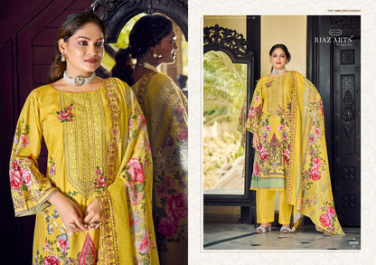 Bin Saeed Vol 15 Riaz Art Cotton Cambric Karachi Salwar Suits Wholesale