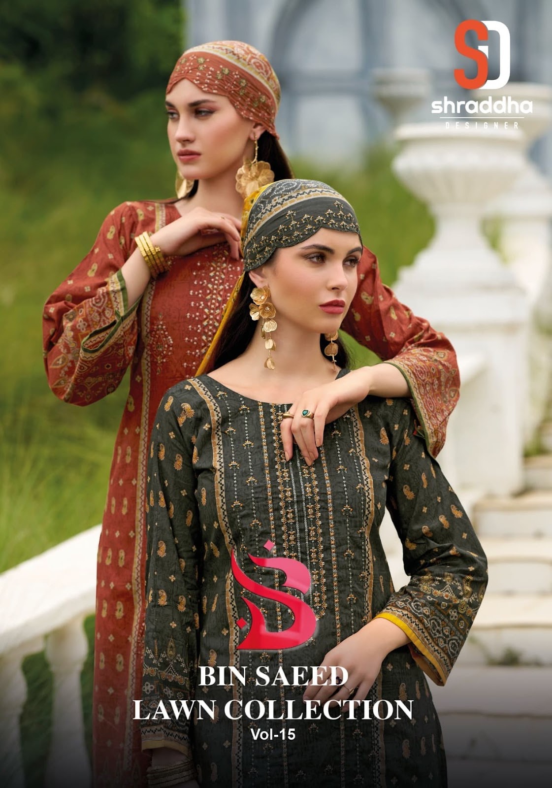 Bin Saeed Vol 15 Shraddha Designer Pure Cotton Karachi Salwar Suits Exporter India