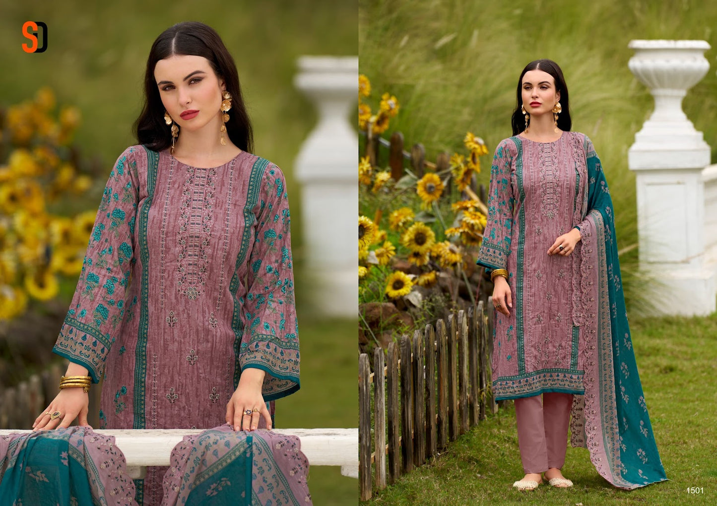 Bin Saeed Vol 15 Shraddha Designer Pure Cotton Karachi Salwar Suits Exporter India