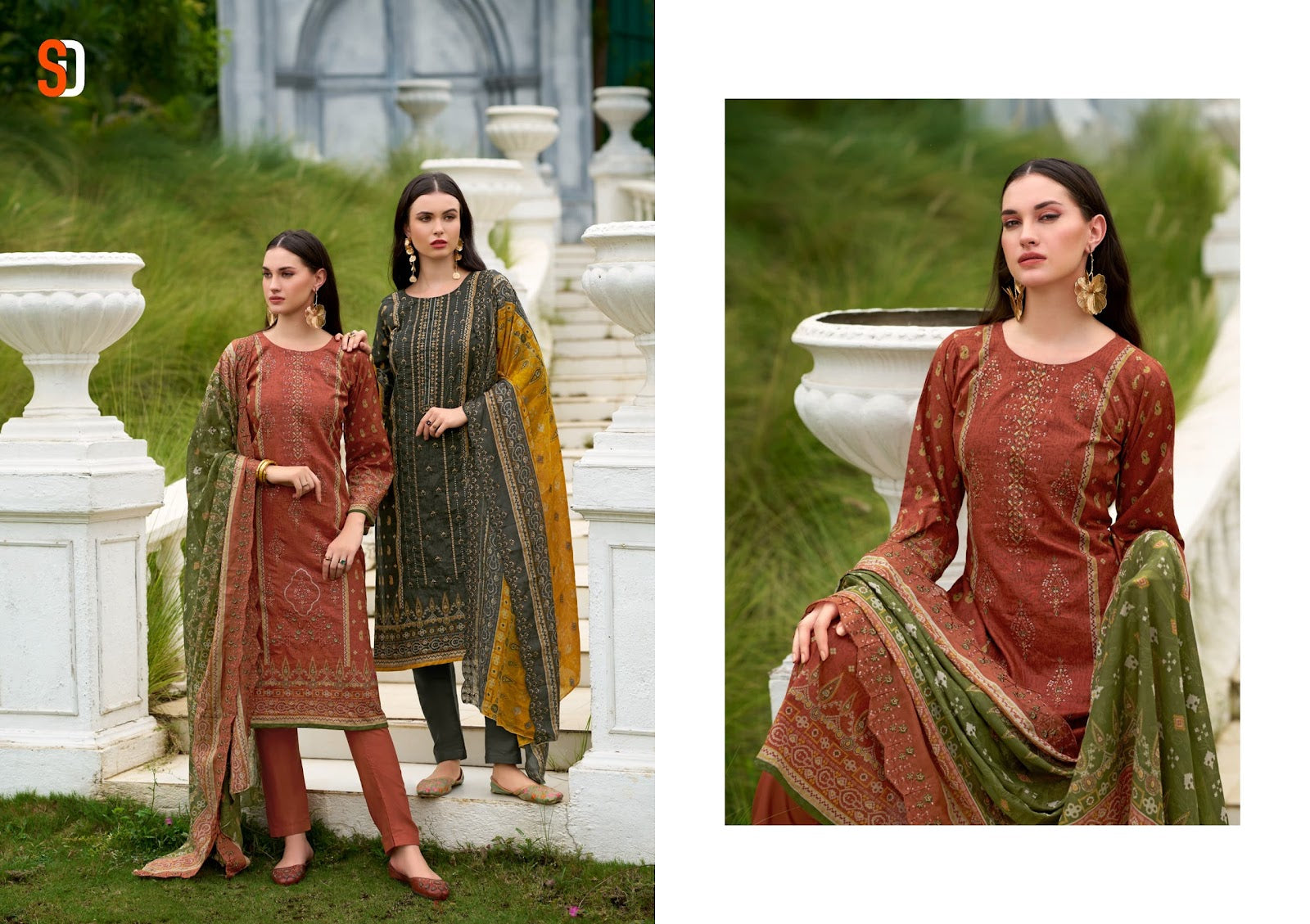 Bin Saeed Vol 15 Shraddha Designer Pure Cotton Karachi Salwar Suits Exporter India
