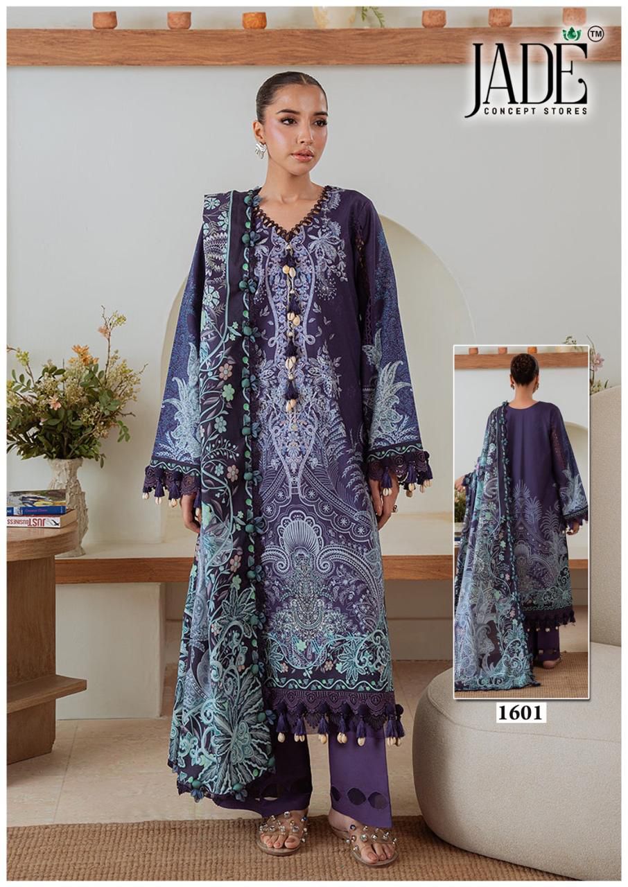 Bin Saeed Vol 16 Heavy Cotton Luxury Collection Jade Karachi Readymade Suits Exporter India