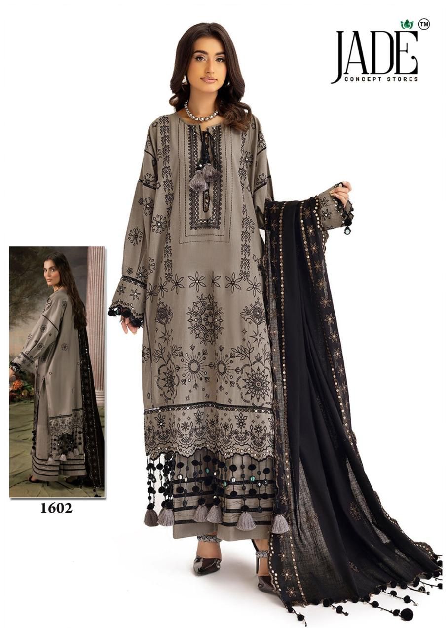 Bin Saeed Vol 16 Heavy Cotton Luxury Collection Jade Karachi Readymade Suits Exporter India