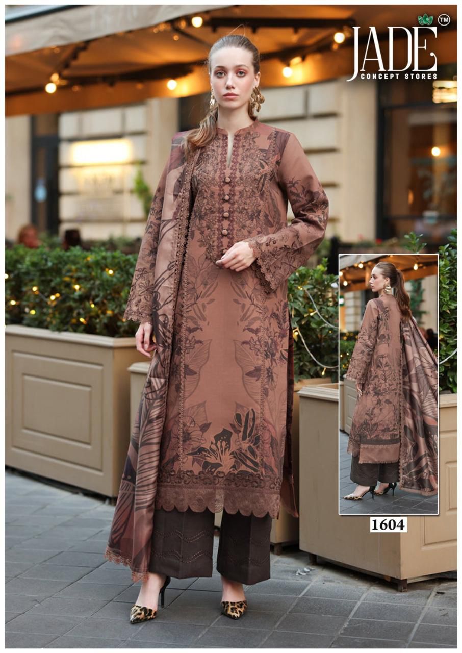 Bin Saeed Vol 16 Heavy Cotton Luxury Collection Jade Karachi Readymade Suits Exporter India