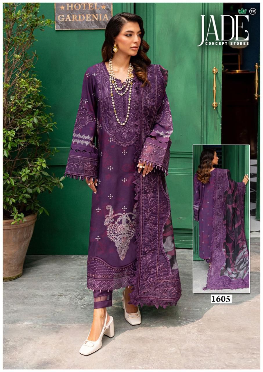 Bin Saeed Vol 16 Heavy Cotton Luxury Collection Jade Karachi Readymade Suits Exporter India