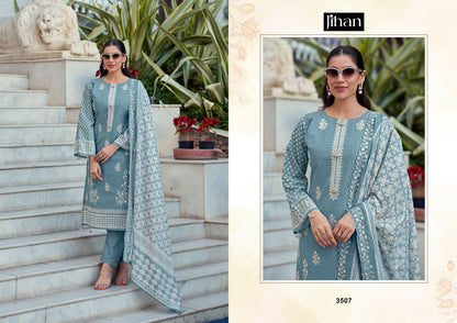 Bin Saeed Vol 16 Jihan Pure Lawn Pakistani Salwar Suits Supplier Ahmedabad