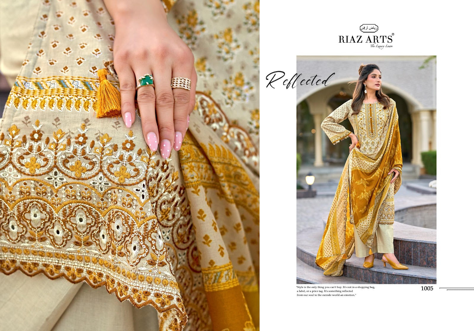 Bin Saeed Vol 16 Riaz Art Cambric Lawn Karachi Salwar Suits Supplier Ahmedabad