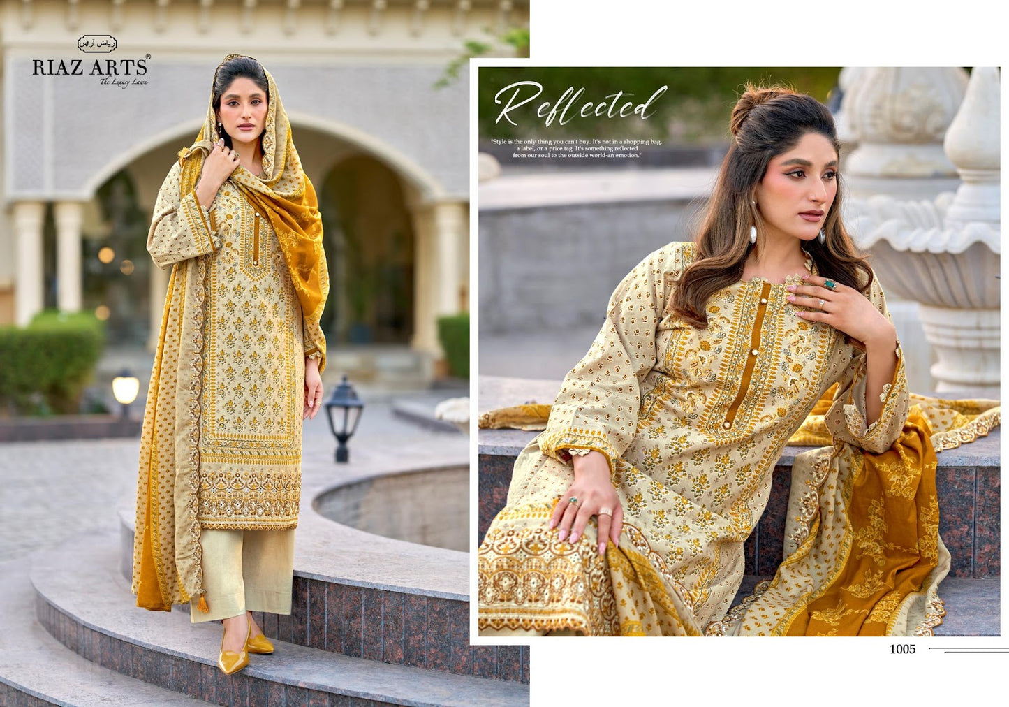 Bin Saeed Vol 16 Riaz Art Cambric Lawn Karachi Salwar Suits Supplier Ahmedabad