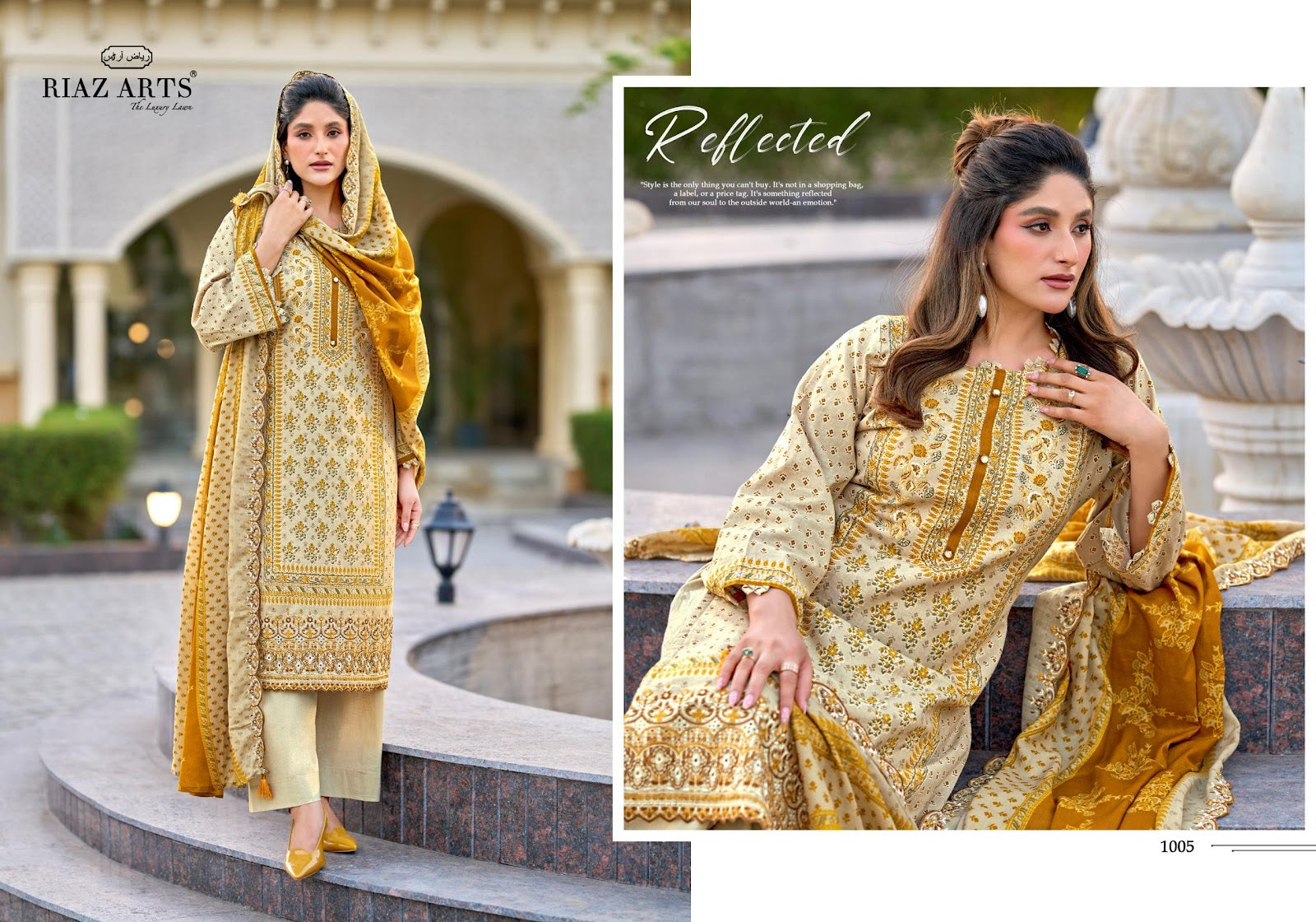 Bin Saeed Vol 16 Riaz Art Cambric Lawn Karachi Salwar Suits Supplier Ahmedabad
