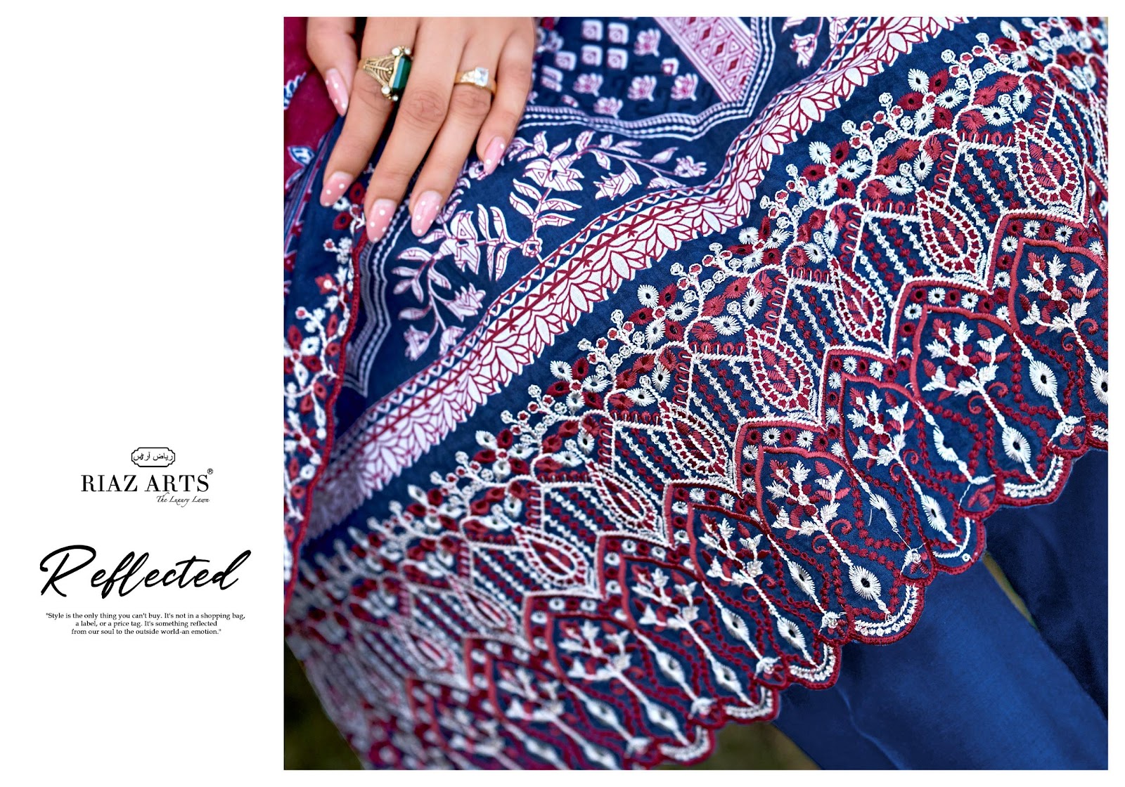 Bin Saeed Vol 16 Riaz Art Cambric Lawn Karachi Salwar Suits Supplier Ahmedabad