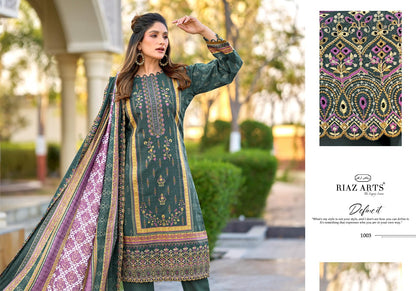 Bin Saeed Vol 16 Riaz Art Cambric Lawn Karachi Salwar Suits Supplier Ahmedabad