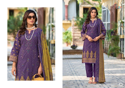 Bin Saeed Vol 17 Lawn Collection Shree Fabs Cotton Karachi Salwar Suits Wholesaler India
