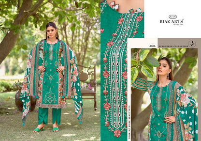 Bin Saeed Vol 17 Riaz Art Cotton Cambric Karachi Salwar Suits Wholesaler Gujarat
