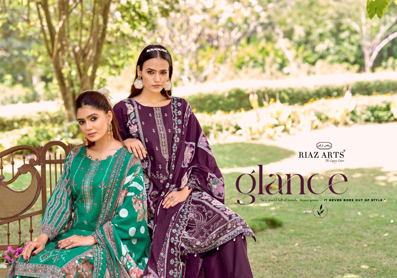 Bin Saeed Vol 17 Riaz Art Cotton Cambric Karachi Salwar Suits Wholesaler Gujarat