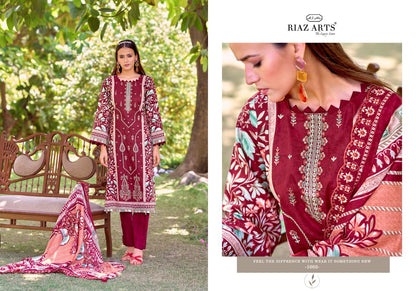 Bin Saeed Vol 17 Riaz Art Cotton Cambric Karachi Salwar Suits Wholesaler Gujarat