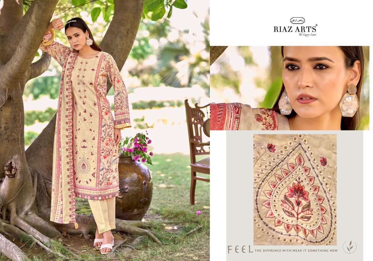 Bin Saeed Vol 17 Riaz Art Cotton Cambric Karachi Salwar Suits Wholesaler Gujarat