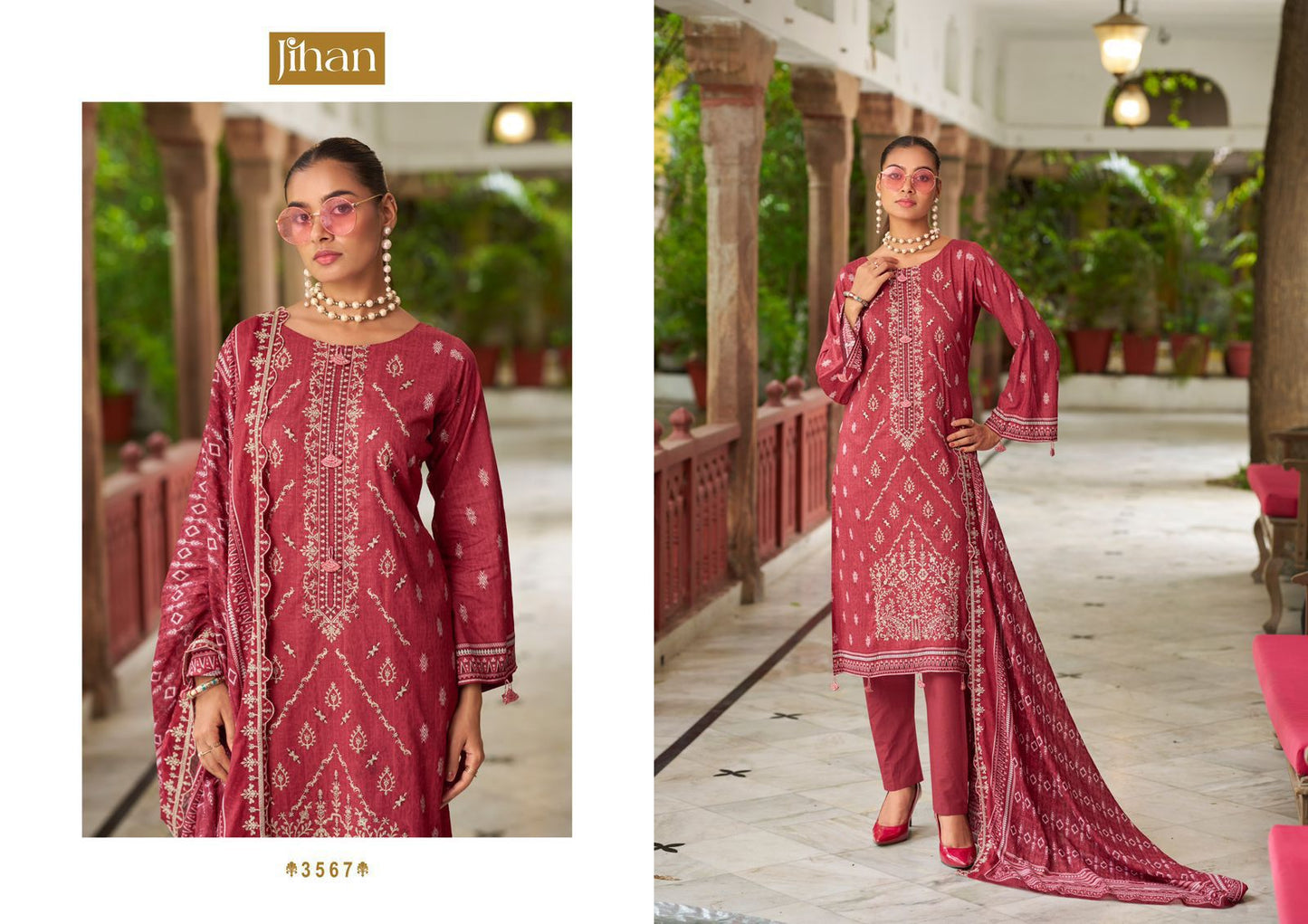Bin Saeed Vol 18 Jihan Lawn Karachi Salwar Suits Wholesaler
