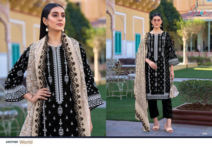 Bin Saeed Vol 18 Lawn Collection Shree Fabs Pure Cotton Pakistani Salwar Suits Wholesale Rate