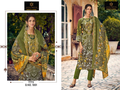 Bin Saeed Vol 1 Aaliz Prints Cotton Karachi Salwar Suits Wholesaler Gujarat